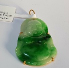 Buddha Jade 916 Gold Pendant 41.21mm