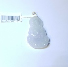 Guanyin Type A Jade  916 Gold Pendant 46.09mm