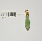 Cone Green Jade & 916 Gold Pendant 35.62.mm