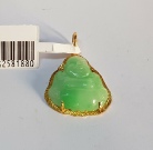 Buddha Jade 916 Gold Pendant 25.81mm