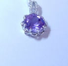 Amethyst Round Pendant 1778-188