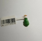 Wu Luo Green Jade & 916 Gold Pendant 18.08mm