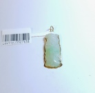 Longevity Vintage Jade & 916 Gold Pendant 33.27mm