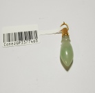 Cone Green Jade & 916 Gold Pendant 33.77mm